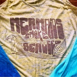 Marigold Mermaids Smoke Seaweed Tank 🧜🏽‍♀️